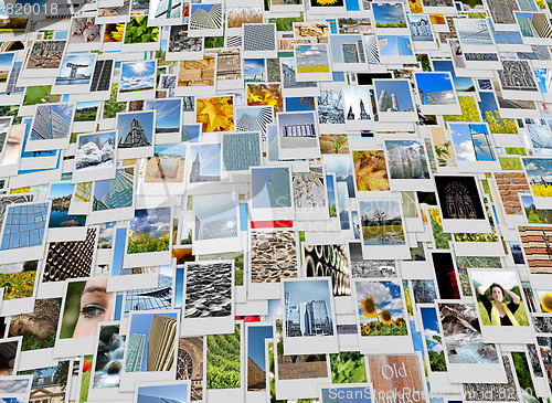 Image of Piles of photo background