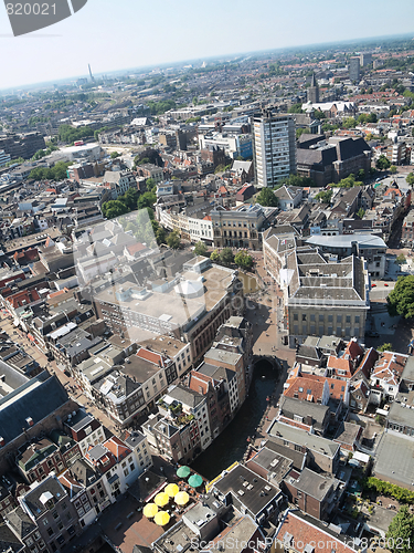 Image of Areal of the city of Utrecht in the Netherlands