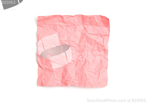 Image of Crumpled note paper