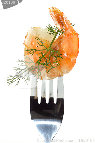 Image of Shrimp with dill