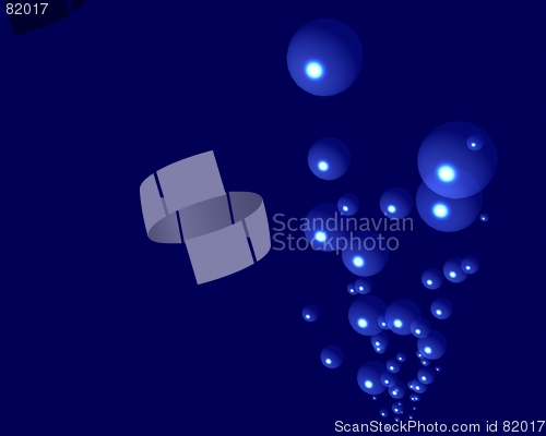 Image of blue bubbles