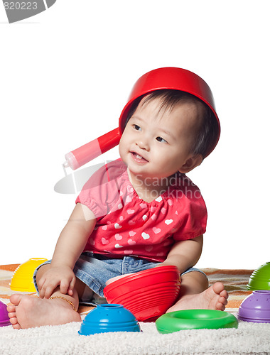 Image of Chinese toddler girl