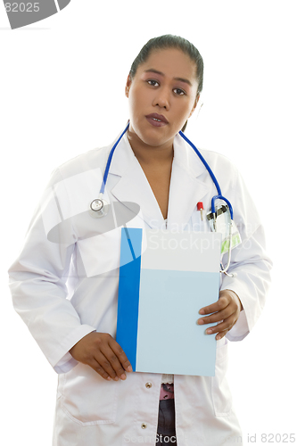 Image of Medical Staff with Brochure