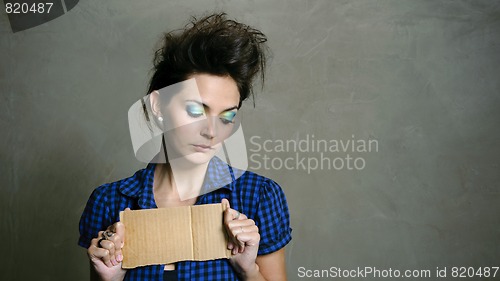 Image of Modern fashion caucasian model