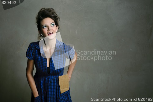 Image of Modern fashion caucasian model
