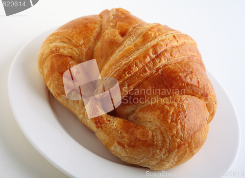 Image of Croissant on white plate