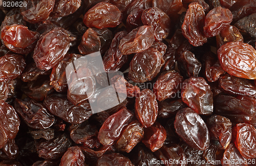 Image of Dark raisins background