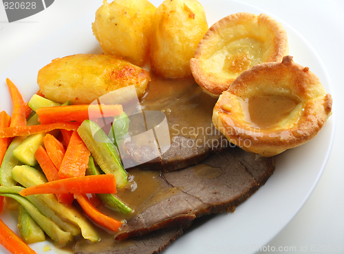 Image of Roast beef meal