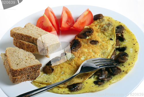 Image of Omlette with mushrooms