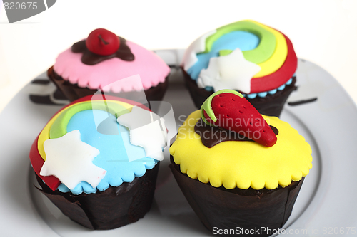 Image of Party cupcakes on a plate