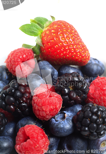 Image of Pile of berry fruits