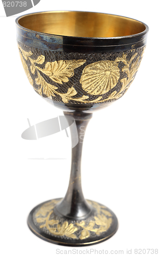 Image of Drinking goblet over white