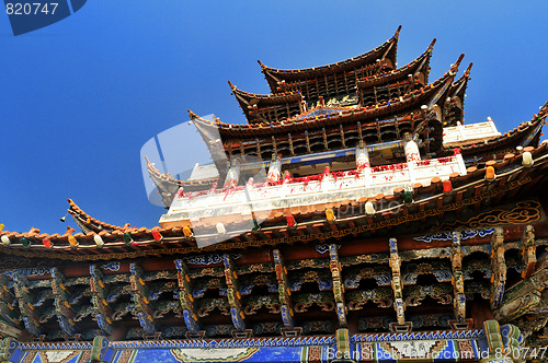 Image of china Temples pavilions and sky