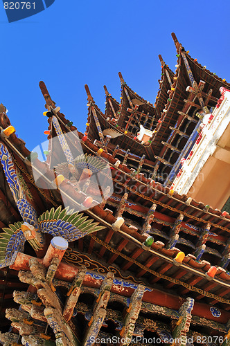 Image of china Temples pavilions and sky