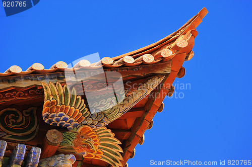 Image of china Temples pavilions and sky