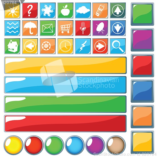 Image of web buttons