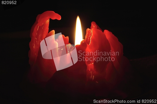 Image of   red candle