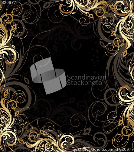 Image of Vector floral background