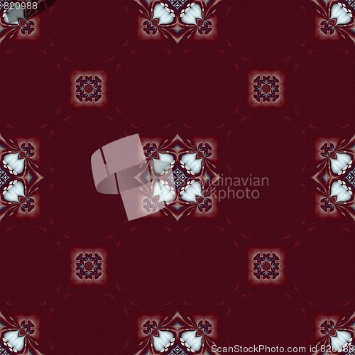 Image of red vintage wallpaper