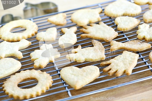 Image of Cooling freshly baked cookies