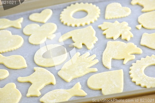 Image of Baking sheet with cookies