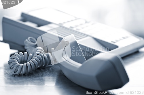 Image of Desk telephone off hook