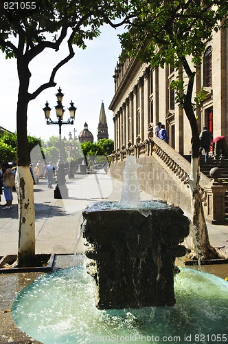 Image of Degollado Theater in Guadalajara, Jalisco, Mexico