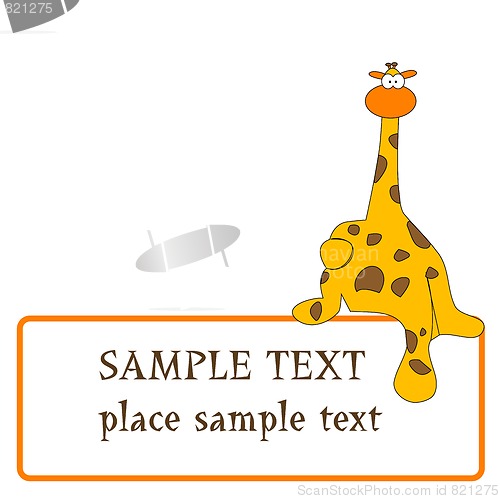 Image of giraffe design