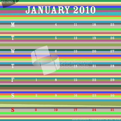 Image of january 2010 - stripes