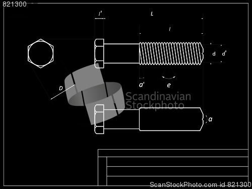 Image of screw drawing