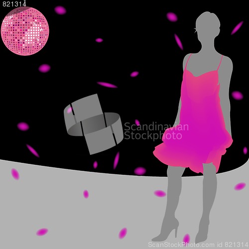 Image of pink dress