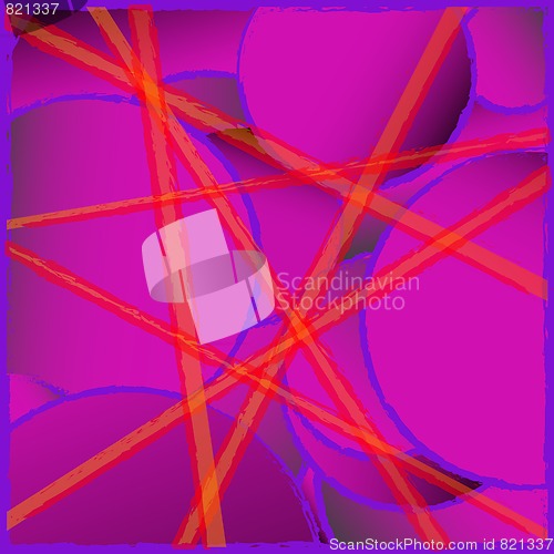 Image of lasers and bubbles