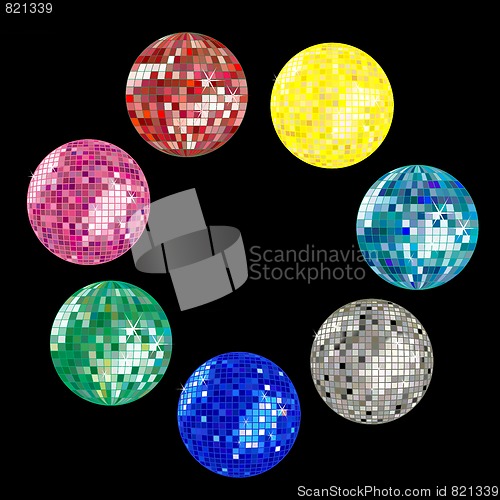 Image of disco ball collection