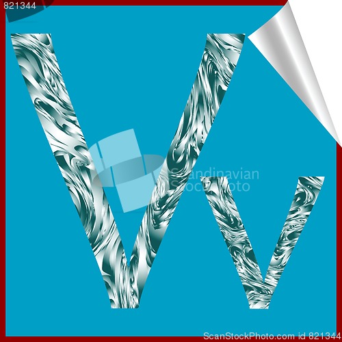 Image of alphabet letter V