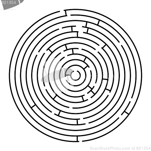 Image of round maze