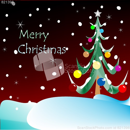 Image of merry christmas card