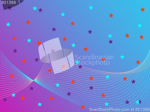 Image of stars abstract background