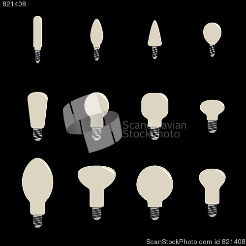 Image of stylized light bulbs