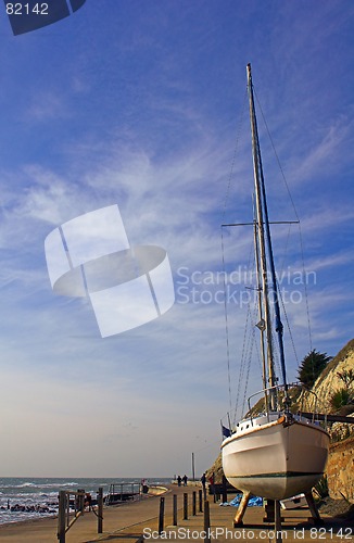 Image of Yacht on land