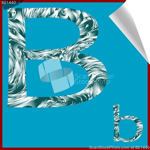 Image of alphabet letter B