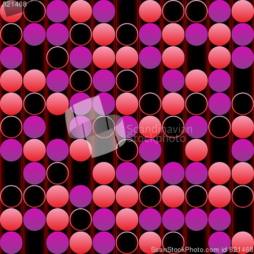 Image of pink bubbles background