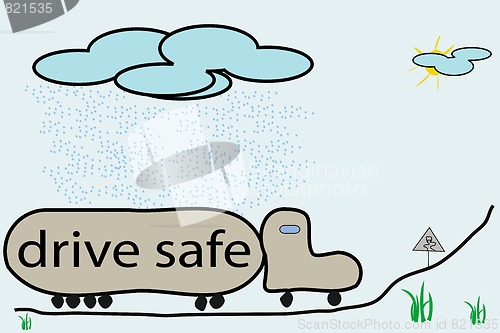 Image of drive safe illustration