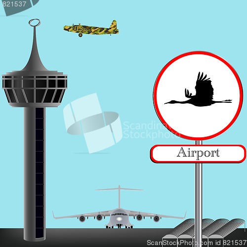Image of airport concept