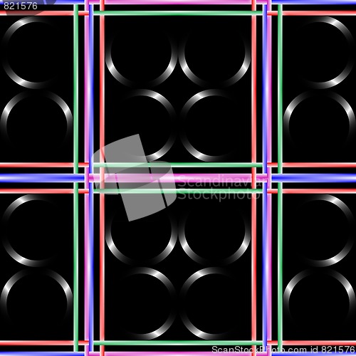 Image of black abstract art