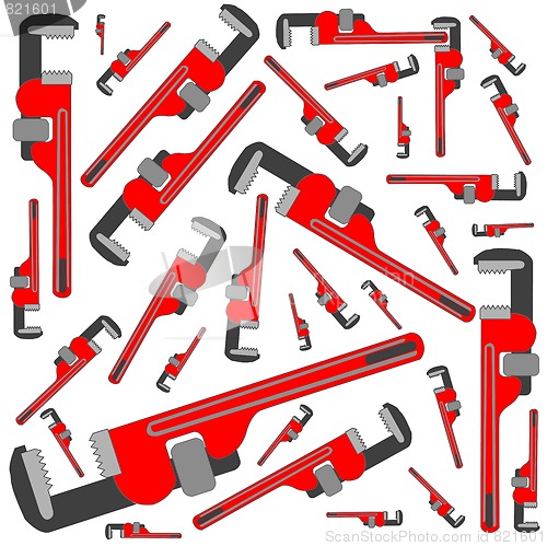 Image of pipe wrench pattern