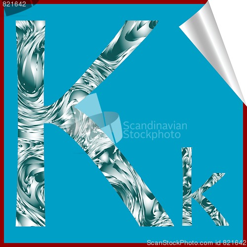 Image of alphabet letter K