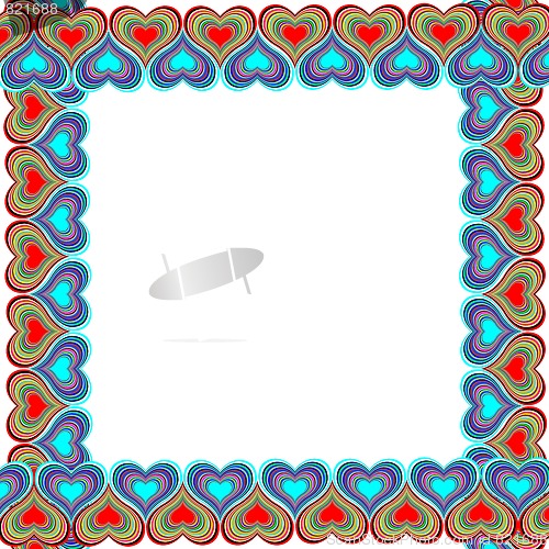 Image of heart photo frame