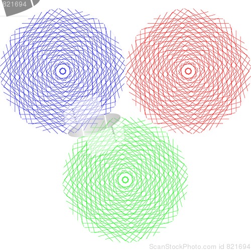 Image of abstract graphic circles