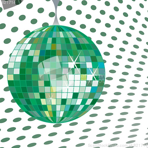 Image of discoball green