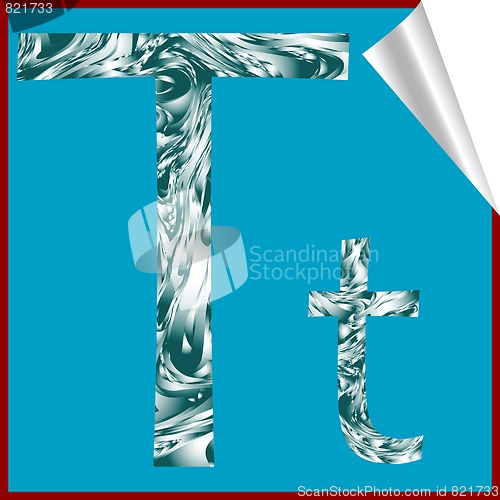 Image of alphabet letter T